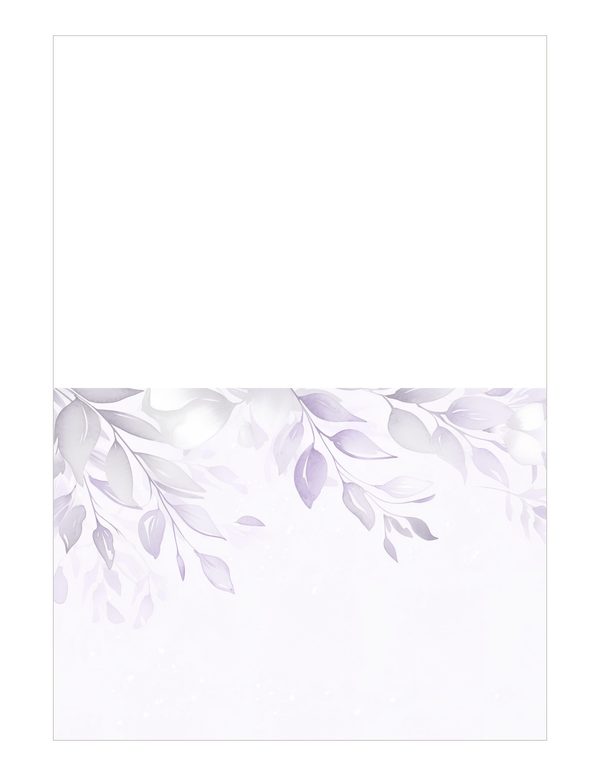 Purple Floral Watercolor Digital Paper Kit: Printable Papers, Cards, Tags, Ephemera — image 18