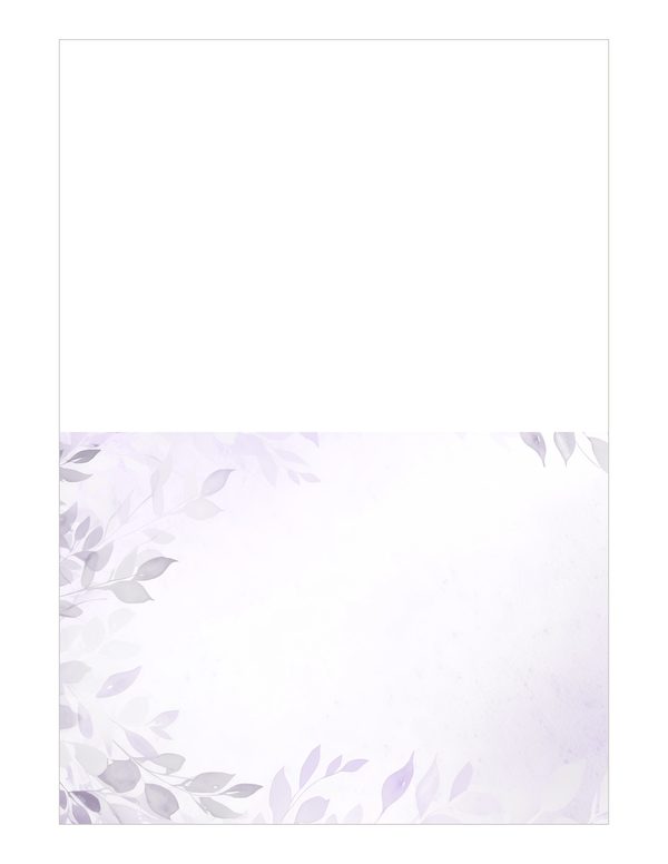 Purple Floral Watercolor Digital Paper Kit: Printable Papers, Cards, Tags, Ephemera — image 22