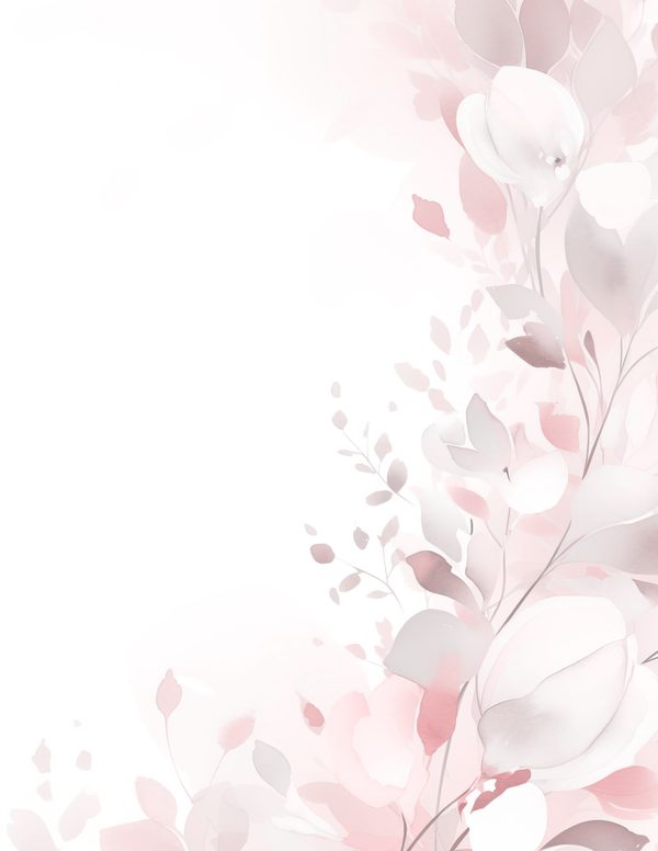 Rose Floral Watercolor Digital Paper Kit: Printable Papers, Cards, Tags, Ephemera - Commercial Use — image 2