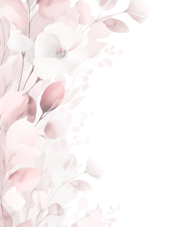 Rose Floral Watercolor Digital Paper Kit: Printable Papers, Cards, Tags, Ephemera - Commercial Use — image 3