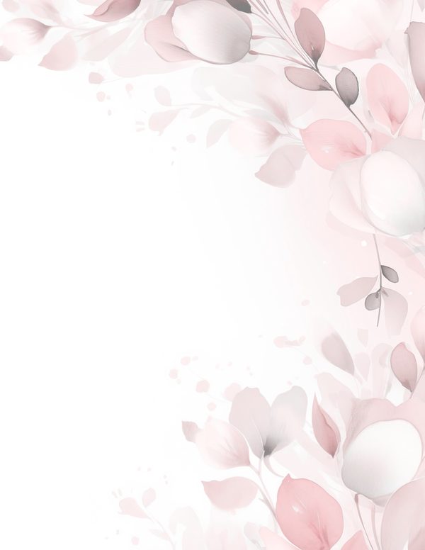 Rose Floral Watercolor Digital Paper Kit: Printable Papers, Cards, Tags, Ephemera - Commercial Use — image 4