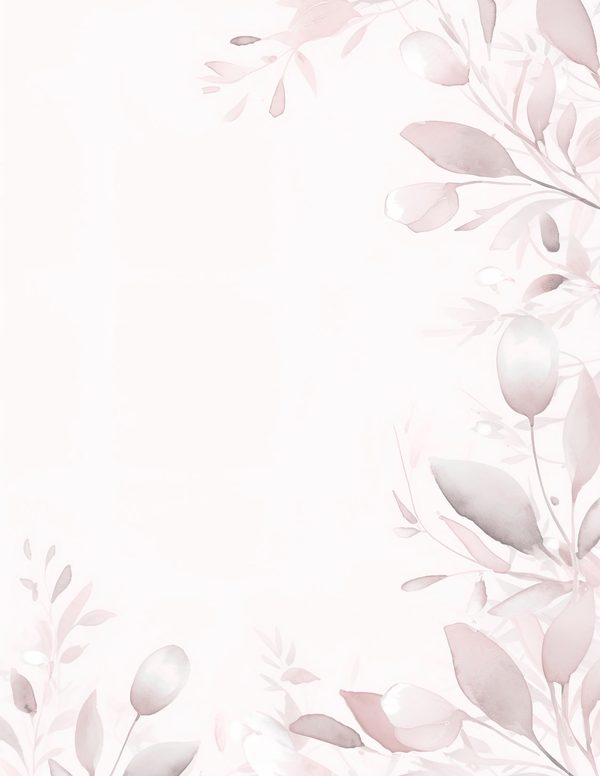 Rose Floral Watercolor Digital Paper Kit: Printable Papers, Cards, Tags, Ephemera - Commercial Use — image 7