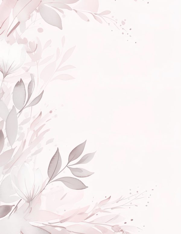 Rose Floral Watercolor Digital Paper Kit: Printable Papers, Cards, Tags, Ephemera - Commercial Use — image 8