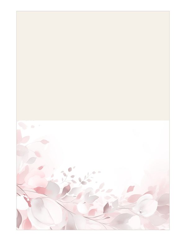 Rose Floral Watercolor Digital Paper Kit: Printable Papers, Cards, Tags, Ephemera - Commercial Use — image 14