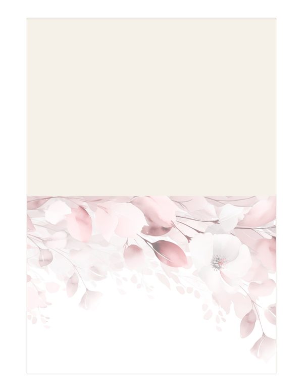 Rose Floral Watercolor Digital Paper Kit: Printable Papers, Cards, Tags, Ephemera - Commercial Use — image 15