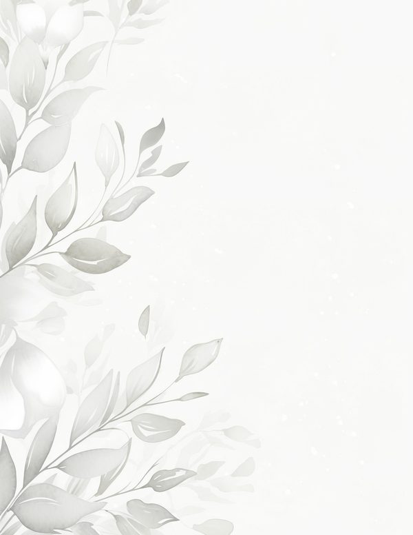 Grey Floral Watercolor Digital Paper Kit: Printable Papers, Cards, Tags, Ephemera - Commercial Use — image 6