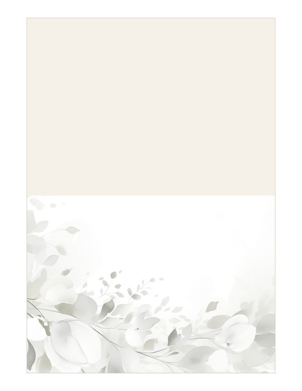 Grey Floral Watercolor Digital Paper Kit: Printable Papers, Cards, Tags, Ephemera - Commercial Use — image 14