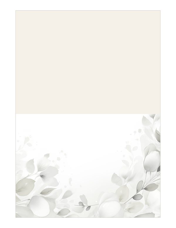 Grey Floral Watercolor Digital Paper Kit: Printable Papers, Cards, Tags, Ephemera - Commercial Use — image 16
