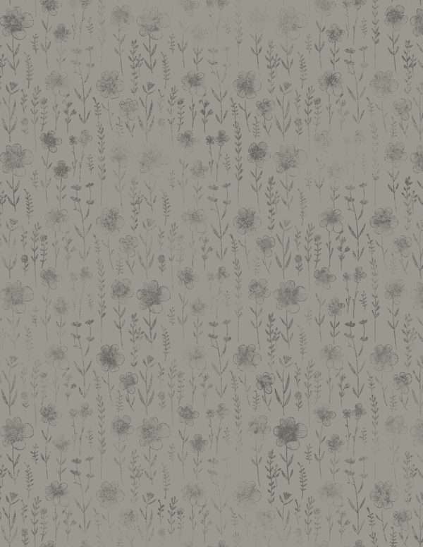 Grey Floral Watercolor Digital Paper Kit: Printable Papers, Cards, Tags, Ephemera - Commercial Use — image 26