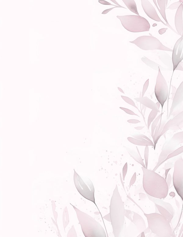 Pink Floral Watercolor Digital Paper Kit: Printable Papers, Cards, Tags, Ephemera - Commercial Use — image 1