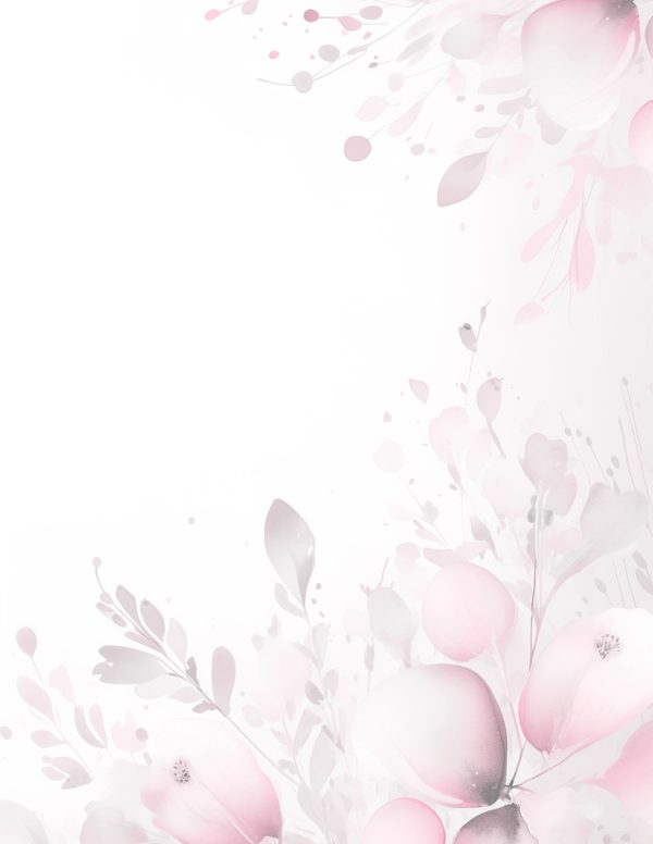 Pink Floral Watercolor Digital Paper Kit: Printable Papers, Cards, Tags, Ephemera - Commercial Use — image 5