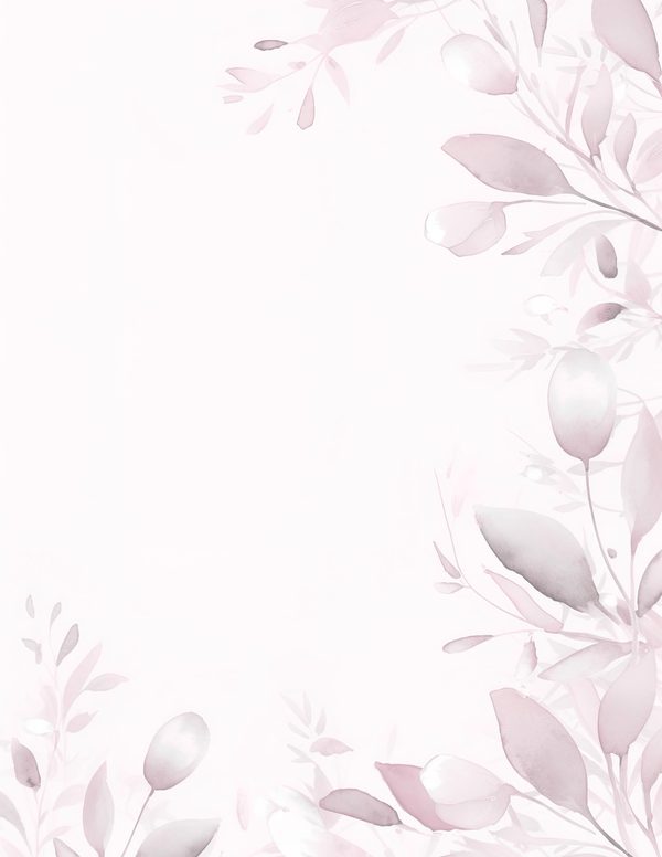 Pink Floral Watercolor Digital Paper Kit: Printable Papers, Cards, Tags, Ephemera - Commercial Use — image 7
