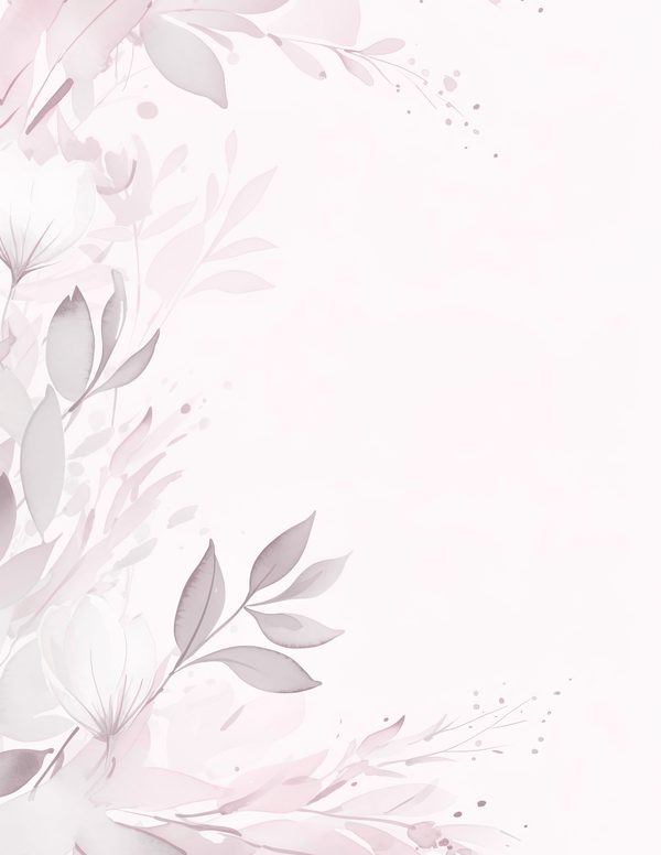 Pink Floral Watercolor Digital Paper Kit: Printable Papers, Cards, Tags, Ephemera - Commercial Use — image 8
