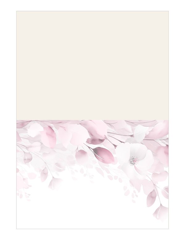 Pink Floral Watercolor Digital Paper Kit: Printable Papers, Cards, Tags, Ephemera - Commercial Use — image 15