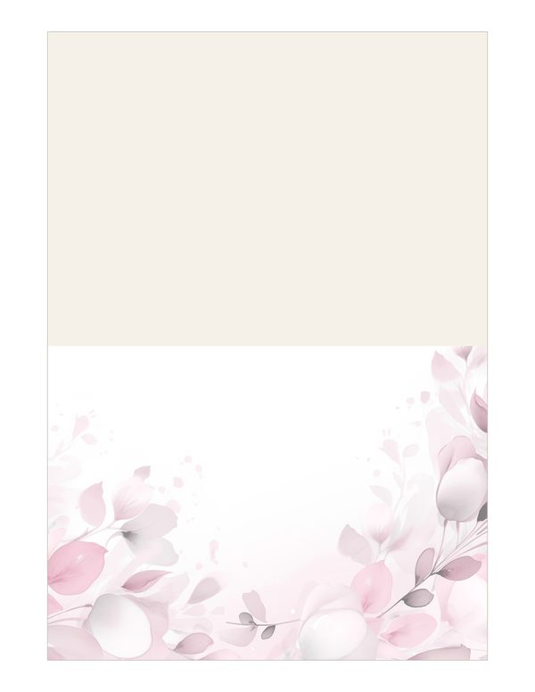 Pink Floral Watercolor Digital Paper Kit: Printable Papers, Cards, Tags, Ephemera - Commercial Use — image 16