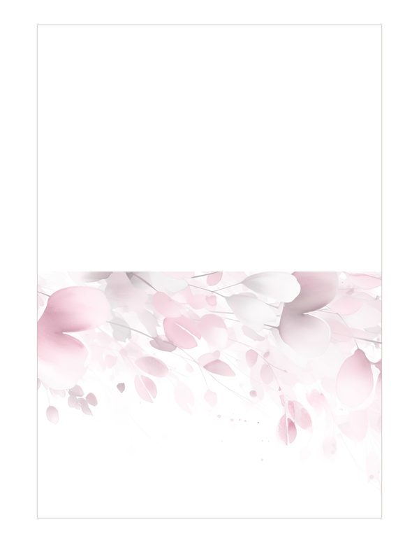 Pink Floral Watercolor Digital Paper Kit: Printable Papers, Cards, Tags, Ephemera - Commercial Use — image 21