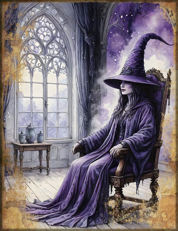 Junk Journal Kit: Printable Pages, Cards, Tags and Ephemera - Witching Hour - Commercial Use — image 5