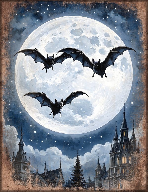 Junk Journal Kit: Printable Pages, Cards, Tags and Ephemera - Witching Hour - Commercial Use — image 8