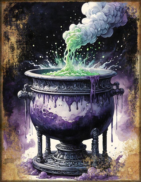 Junk Journal Kit: Printable Pages, Cards, Tags and Ephemera - Witching Hour - Commercial Use — image 9