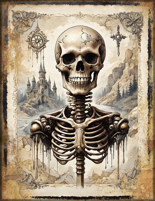 Junk Journal Kit: Printable Pages, Cards, Tags and Ephemera - Witching Hour - Commercial Use — image 13