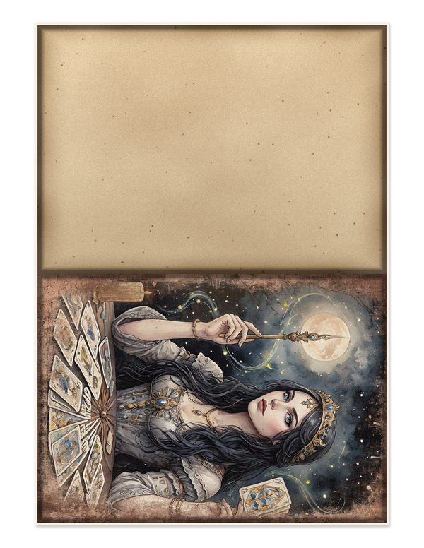 Junk Journal Kit: Printable Pages, Cards, Tags and Ephemera - Witching Hour - Commercial Use — image 22
