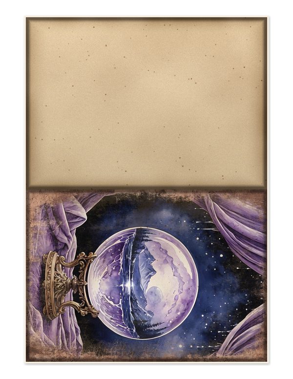 Junk Journal Kit: Printable Pages, Cards, Tags and Ephemera - Witching Hour - Commercial Use — image 24