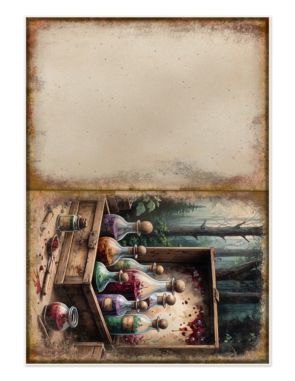 Junk Journal Kit: Printable Pages, Cards, Tags and Ephemera - Witching Hour - Commercial Use — image 30