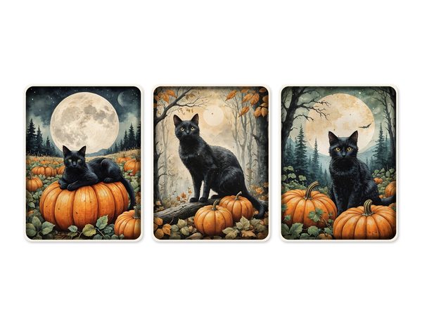 Junk Journal Kit: Printable Pages, Cards, Tags and Ephemera - Black Cats - Commercial Use — image 50