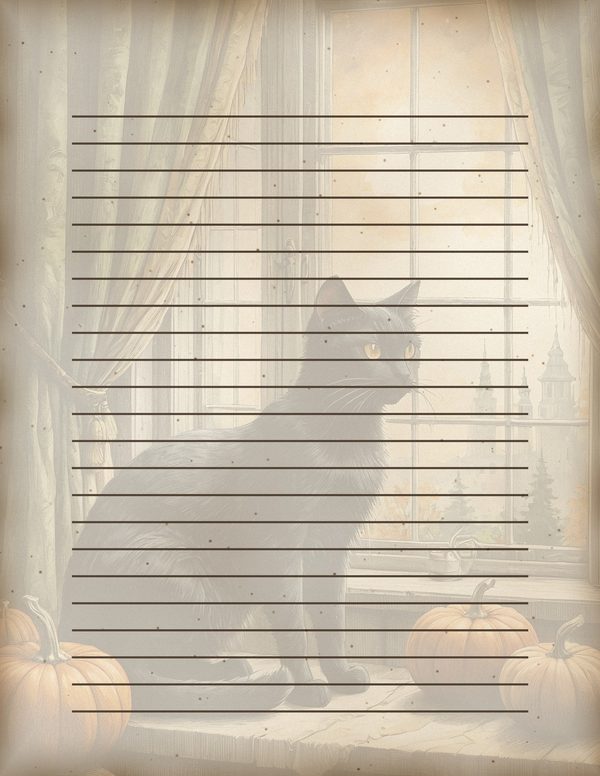 Junk Journal Kit: Printable Pages, Cards, Tags and Ephemera - Black Cats - Commercial Use — image 53