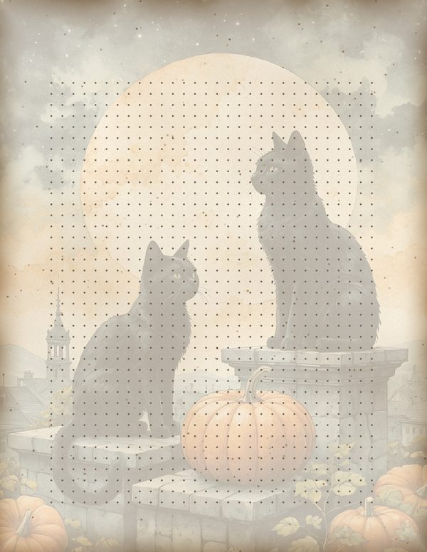 Junk Journal Kit: Printable Pages, Cards, Tags and Ephemera - Black Cats - Commercial Use — image 56
