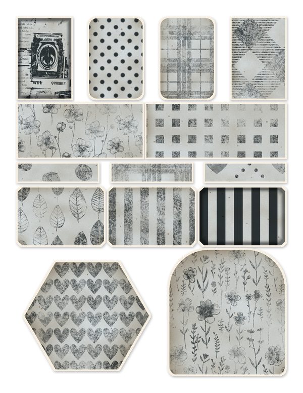Junk Journal Kit: Printable Pages, Cards, Tags and Ephemera - Harvest Moon Owls - Commercial Use — image 44