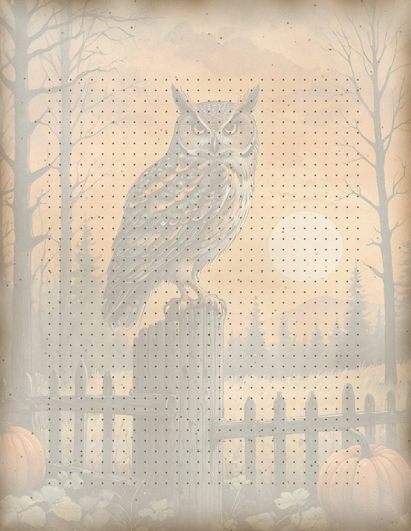 Junk Journal Kit: Printable Pages, Cards, Tags and Ephemera - Harvest Moon Owls - Commercial Use — image 55