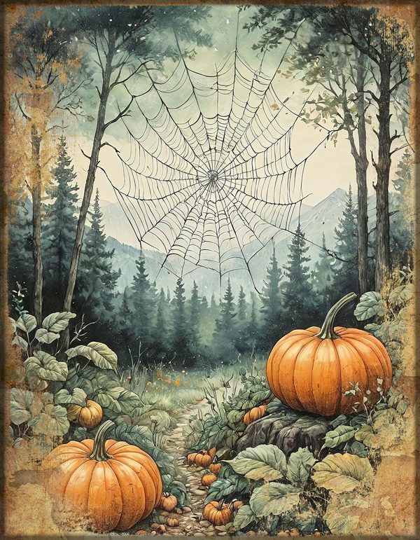 Junk Journal Papers: Printable Vintage Pages - Witches Kitchen - Commercial Use — image 3
