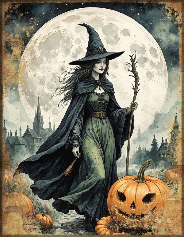 Junk Journal Papers: Printable Vintage Pages - Witches Kitchen - Commercial Use — image 15