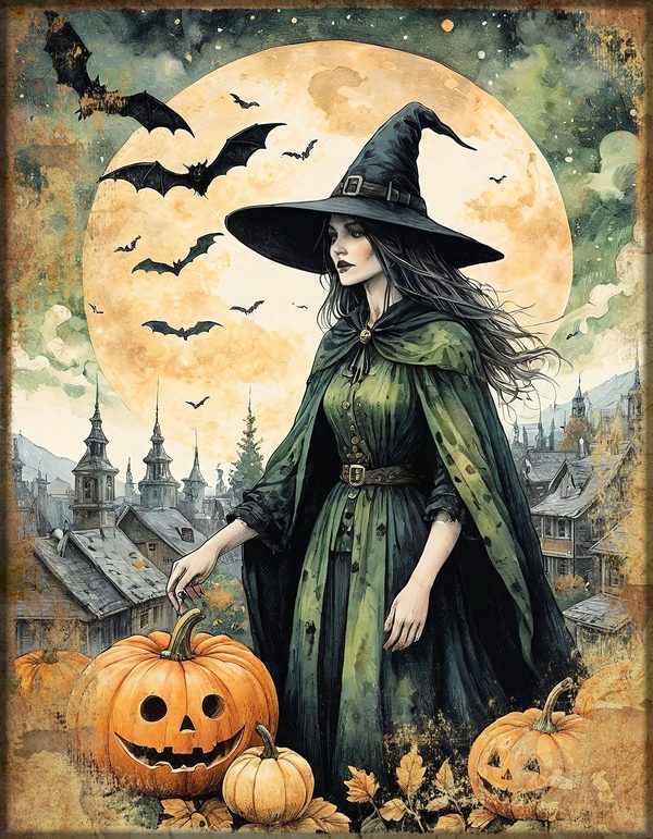 Junk Journal Papers: Printable Vintage Pages - Witches Kitchen - Commercial Use — image 21