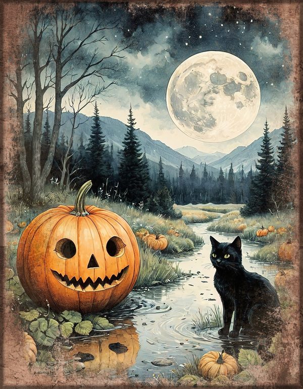 Junk Journal Papers: Printable Vintage Pages - Witches Kitchen - Commercial Use — image 30