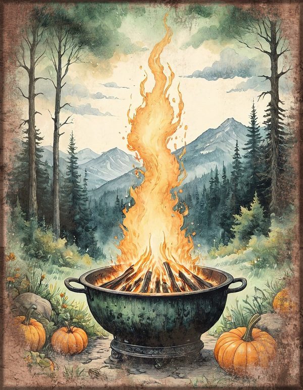 Junk Journal Papers: Printable Vintage Pages - Witches Kitchen - Commercial Use — image 32