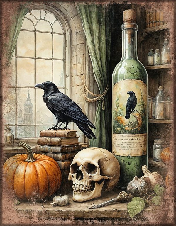 Junk Journal Papers: Printable Vintage Pages - Witches Kitchen - Commercial Use — image 38