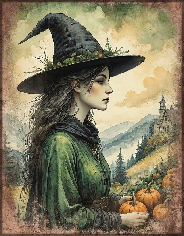Junk Journal Papers: Printable Vintage Pages - Witches Kitchen - Commercial Use — image 40
