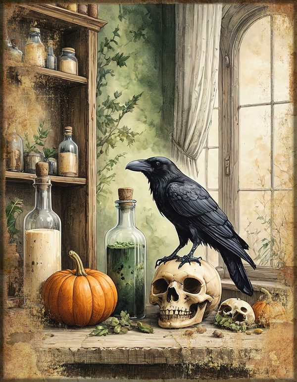 Junk Journal Papers: Printable Vintage Pages - Witches Kitchen - Commercial Use — image 47