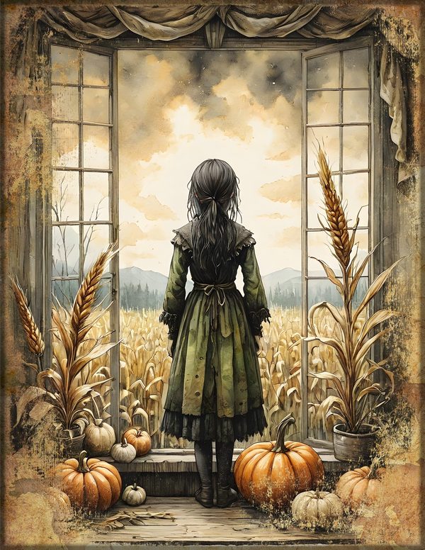 Junk Journal Papers: Printable Vintage Pages - Harvest Moon Hauntings - Commercial Use — image 55