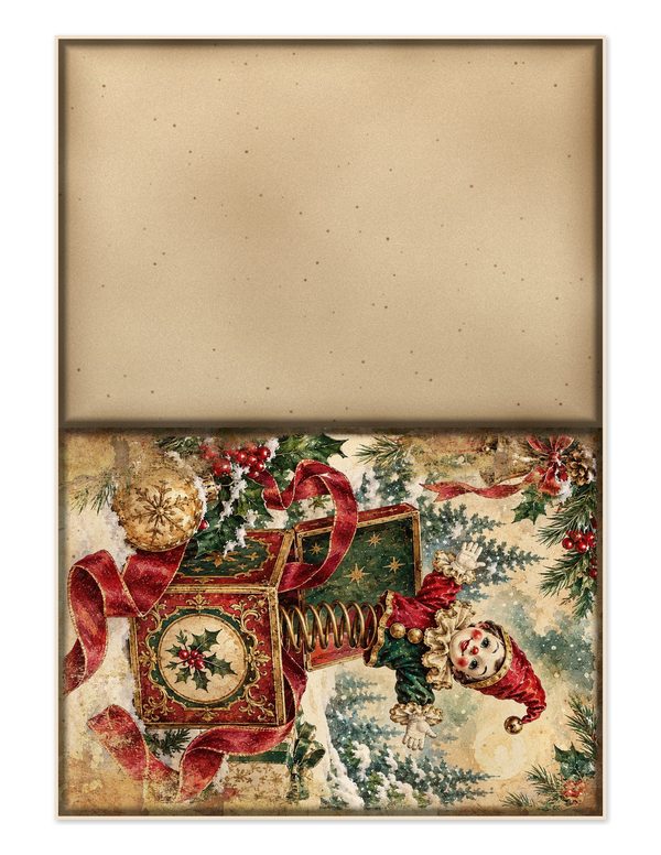 Vintage Christmas Morning Junk Journal Kit: Printable Papers, Cards, Tags (Digital Download) — image 26