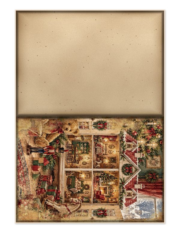 Vintage Christmas Morning Junk Journal Kit: Printable Papers, Cards, Tags (Digital Download) — image 28