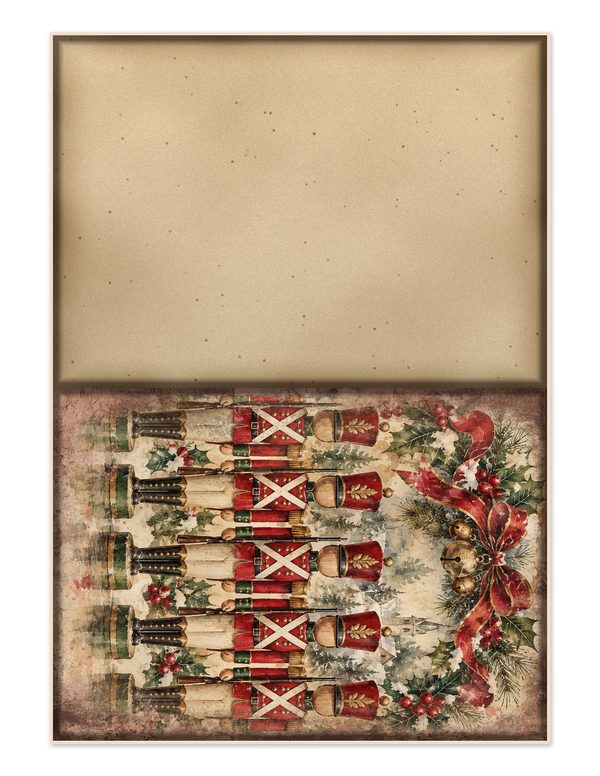 Vintage Christmas Morning Junk Journal Kit: Printable Papers, Cards, Tags (Digital Download) — image 29