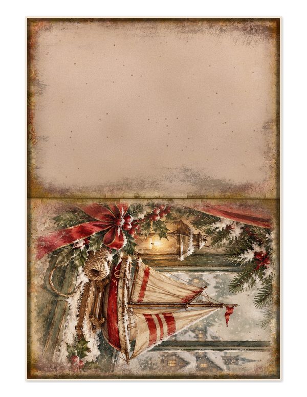 Vintage Christmas Morning Junk Journal Kit: Printable Papers, Cards, Tags (Digital Download) — image 31