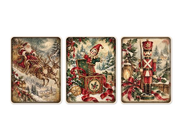 Vintage Christmas Morning Junk Journal Kit: Printable Papers, Cards, Tags (Digital Download) — image 56