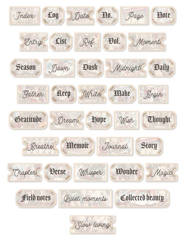 Vintage Christmas Morning Junk Journal Kit: Printable Papers, Cards, Tags (Digital Download) — image 57