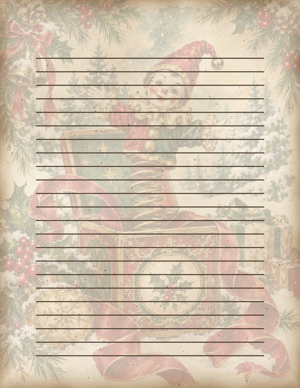 Vintage Christmas Morning Junk Journal Kit: Printable Papers, Cards, Tags (Digital Download) — image 60