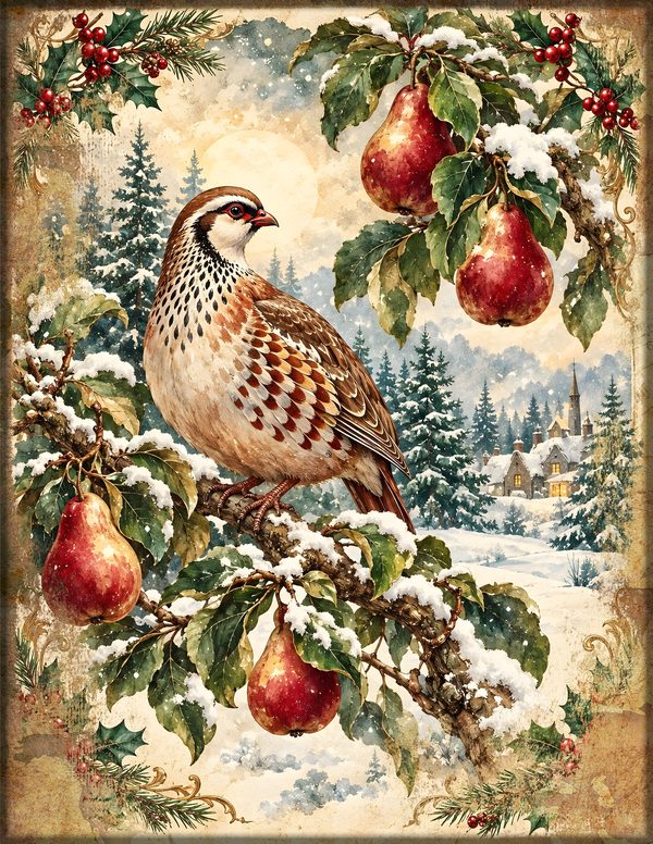 Twelvetide Junk Journal Kit: Printable Pages, Cards, Tags and Ephemera - Christmastide - Commercial Use — image 7