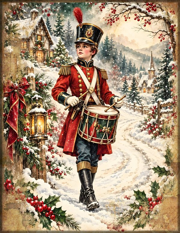 Twelvetide Junk Journal Kit: Printable Pages, Cards, Tags and Ephemera - Christmastide - Commercial Use — image 15